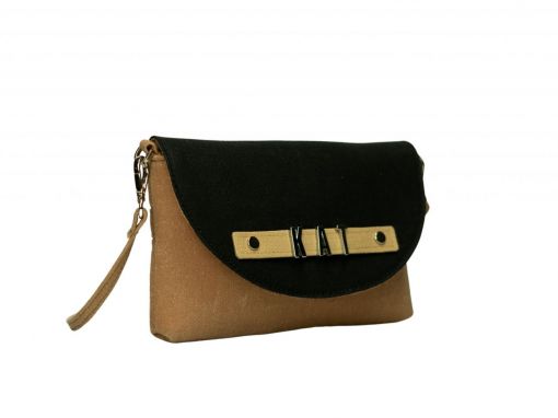 Side view of gazelle personalised convertible clutch