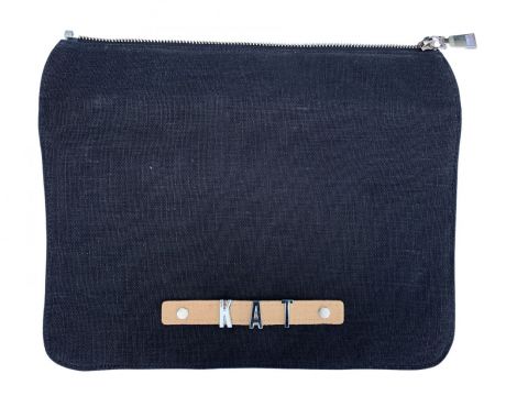Personalised foldover flap for messenger bag