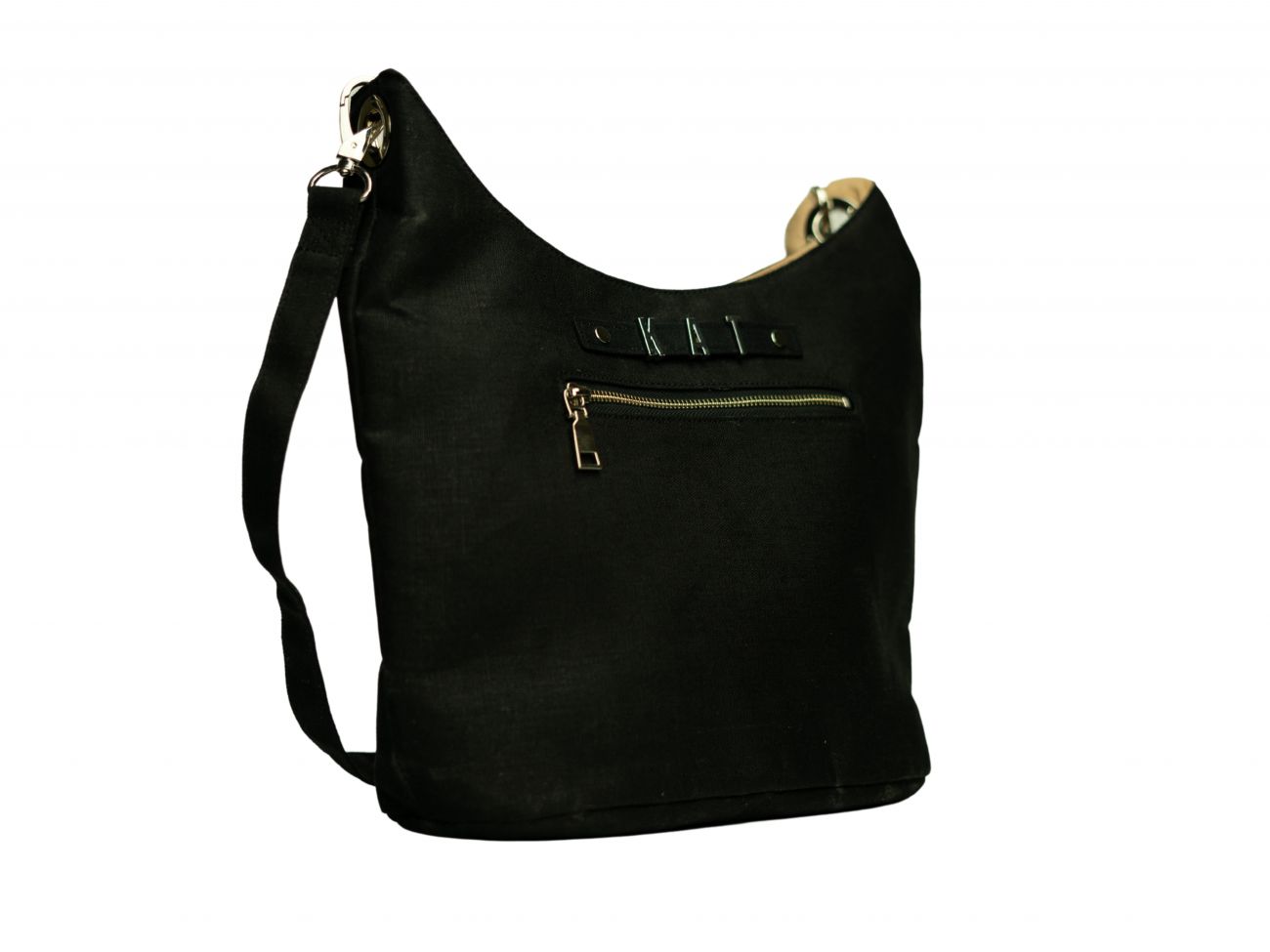 Savannah hobo bag in anthracite black - Image 4