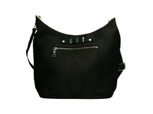 Savannah hobo bag in anthracite black