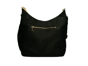 Savannah Hobo Bag Plain Anthracite Black