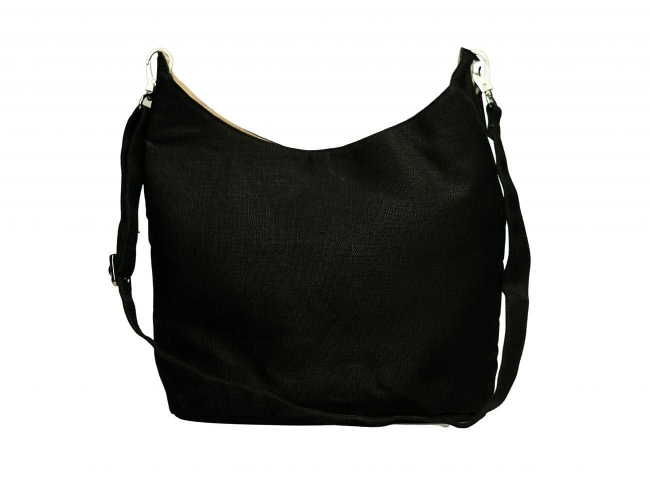 Savannah hobo bag in anthracite black - Image 3